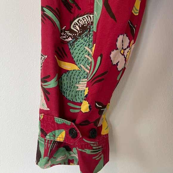 HILFIGER COLLECTION Carribean Pleated Pants with Hand Embroidery - RARE - Picture 13 of 16